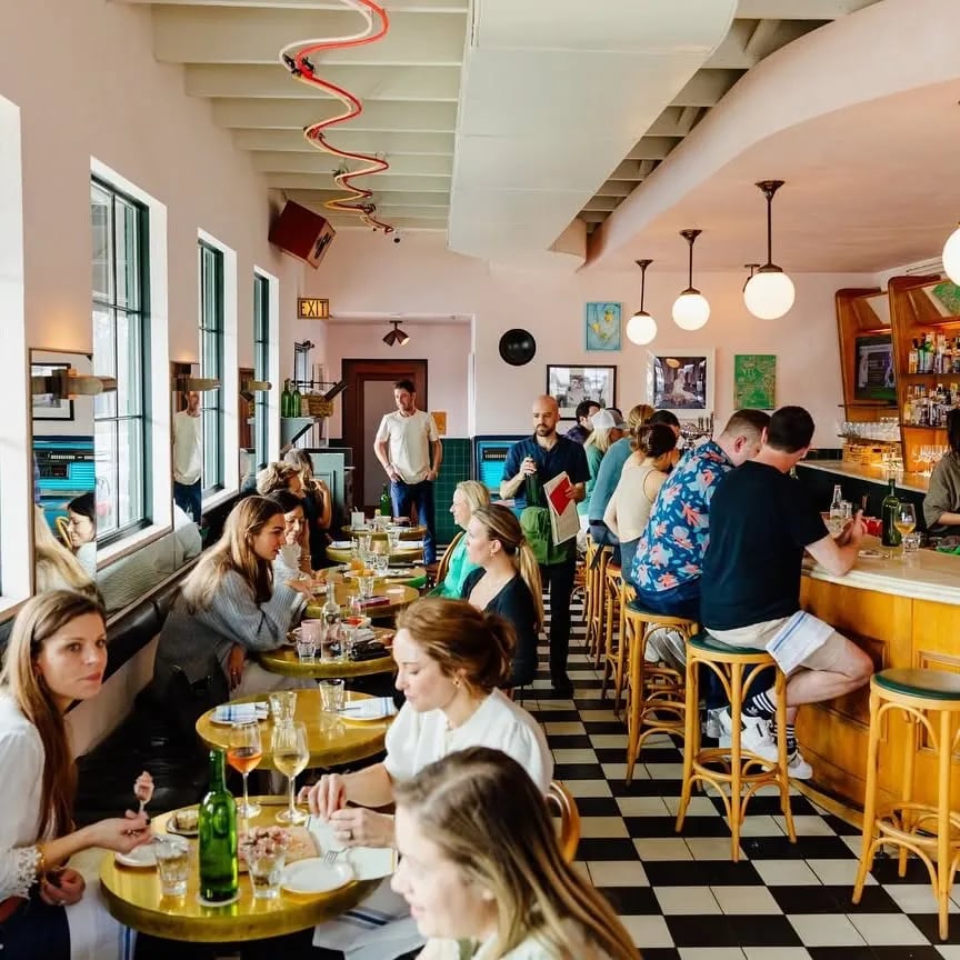Interiors at June’s All Day