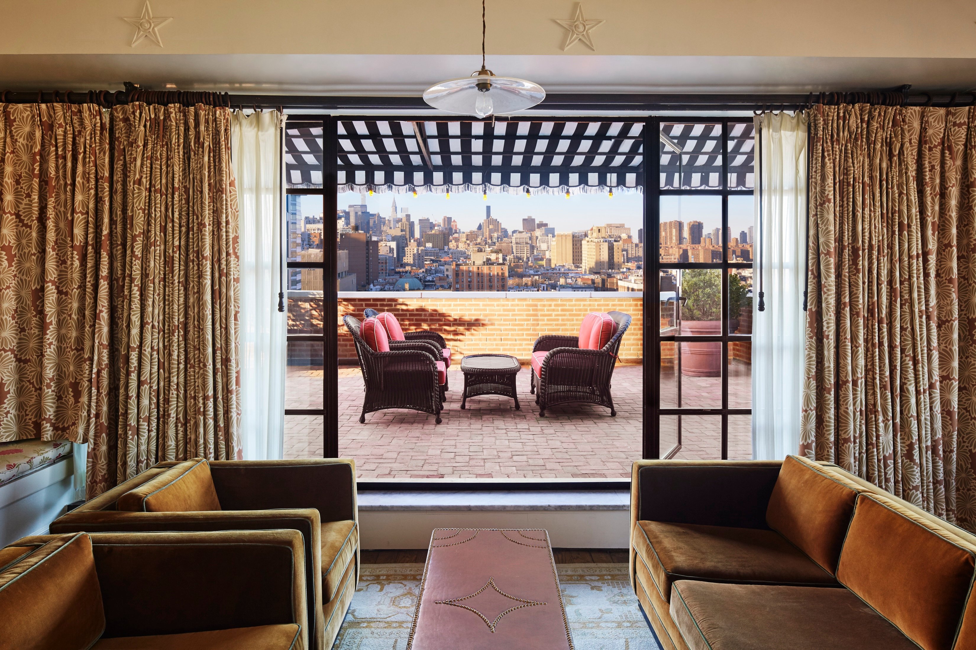 Penthouse view from the bowery hotel