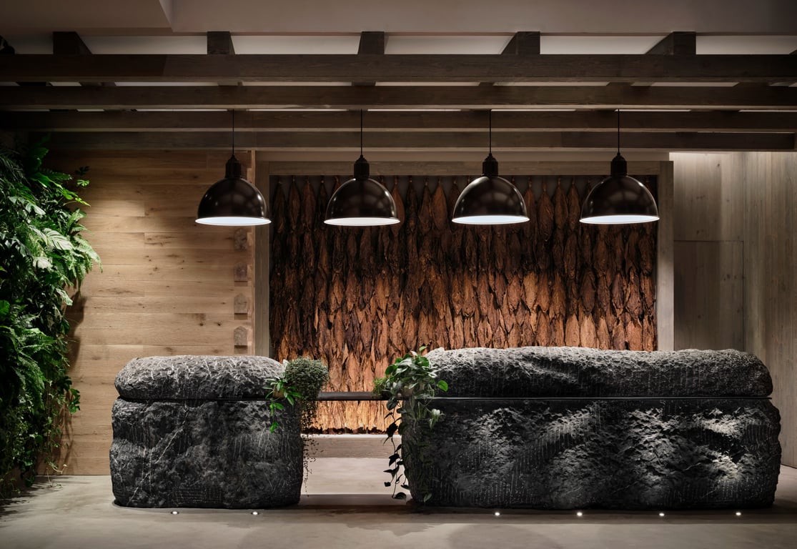 This Hotel in Nashville Is Music City’s Most Sustainable Stay | 1 Hotel Nashville exterior | 1 Hotel Nashville lobby | 1 Hotel Nashville restaurant | 1 Hotel Nashville bedroom suite | 1 Hotel Nashville bathroom | 1 Hotel Nashville bar | 1 Hotel Nashville bamford wellness spa | 1 Hotel Nashville rooftop lounge