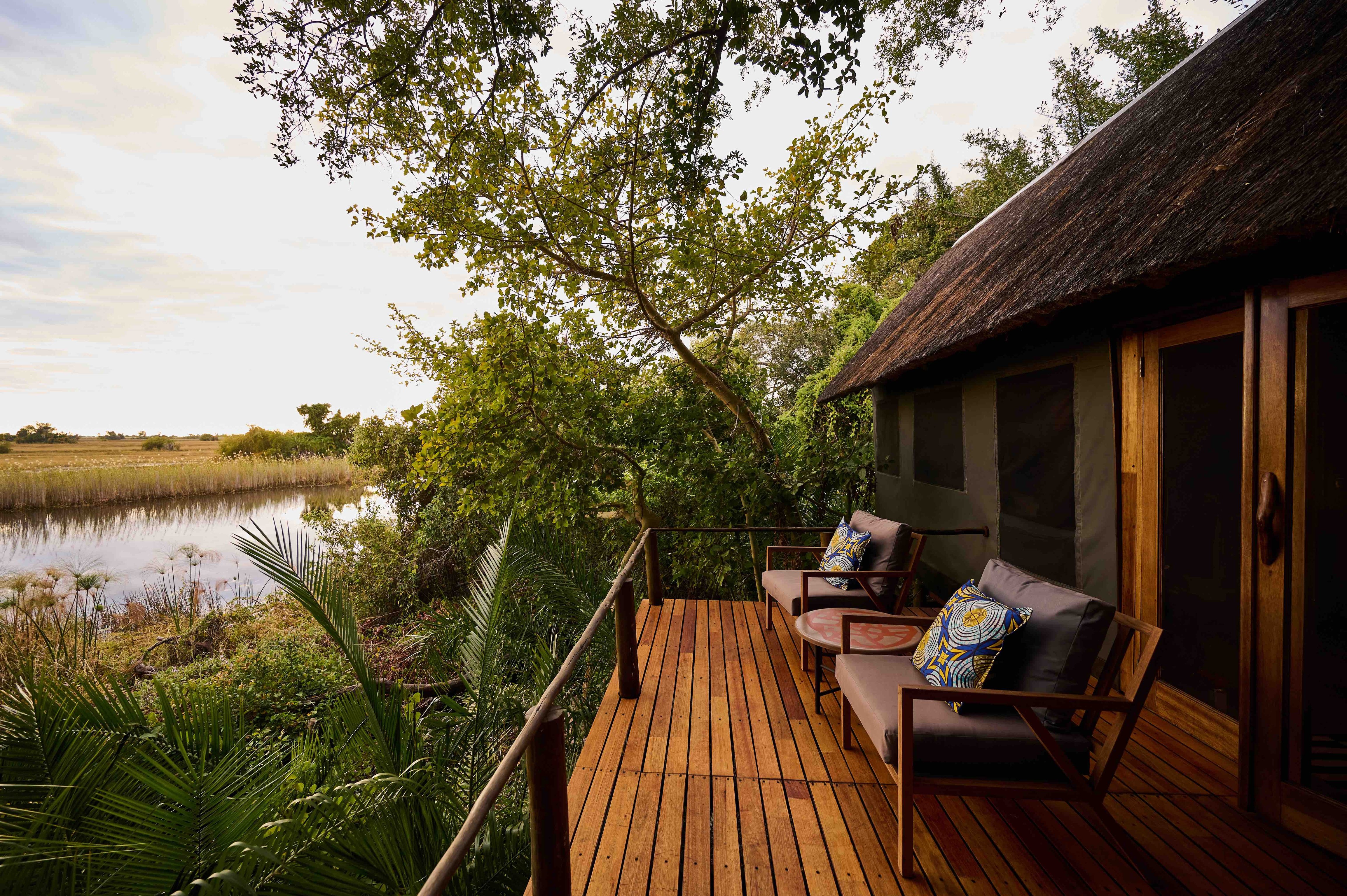 Nxamaseri Island Lodge - Deep in the Delta, This Hidden Island Retreat Is a Dreamy Water Safari Destination