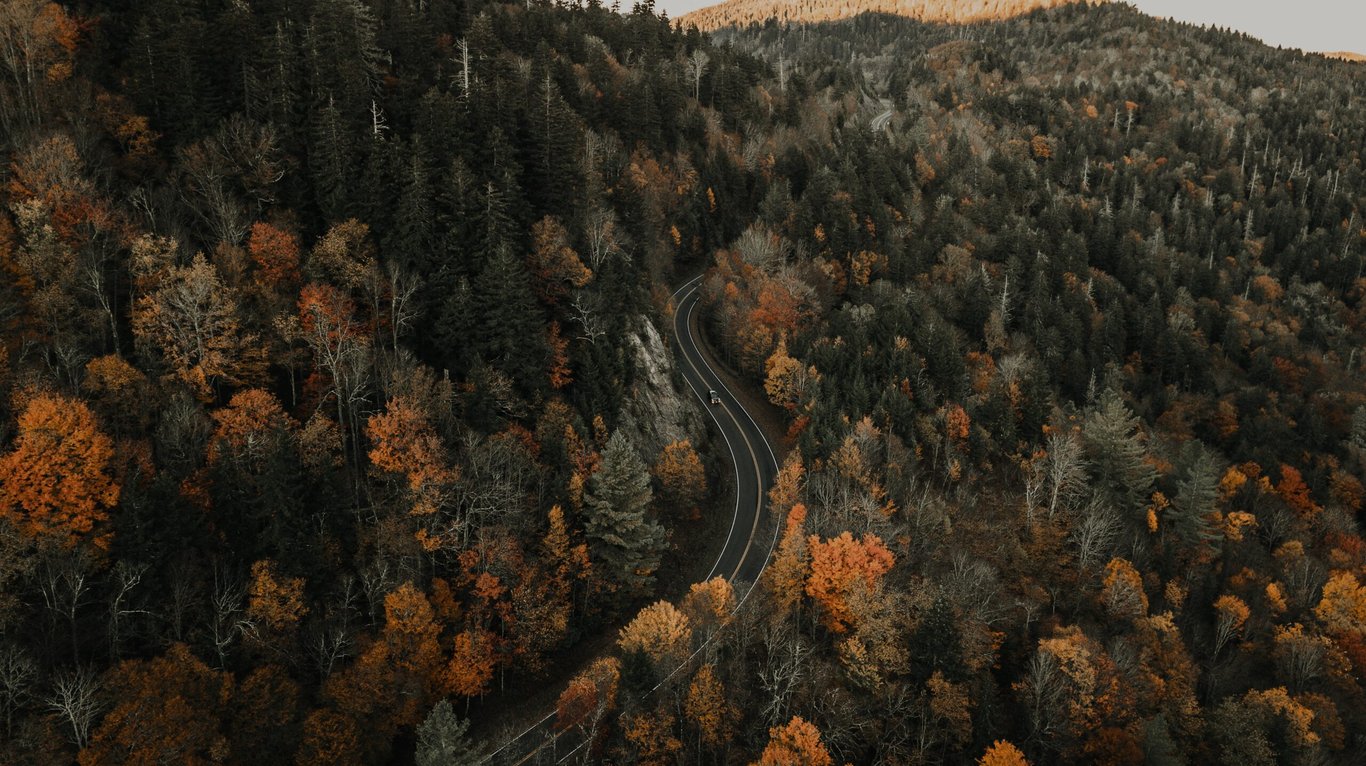 These Are the Best Places to Travel in the USA this Fall | Great Smoky Mountains, North Carolina | Historic Tapoco Lodge | Catskill Mountains, Upstate New York | Catskill Mountains Urban Cowboy Lodge | Louisville, Kentucky | Hotel Genevieve by Bunkhouse Hotels | Bend, Oregon | Juniper Preserve in Bend, Oregon | Blue Ridge Mountains, Virginia | Primland, Auberge Resorts Collection | Russian River Valley, California | Russian River Valley, California Dawn Ranch | Barnard, Vermont | Barnard, Vermont Twin Farms estate | The Berkshires, Massachusetts | Inn at Kenmore Hall in The Berkshires, Massachusetts