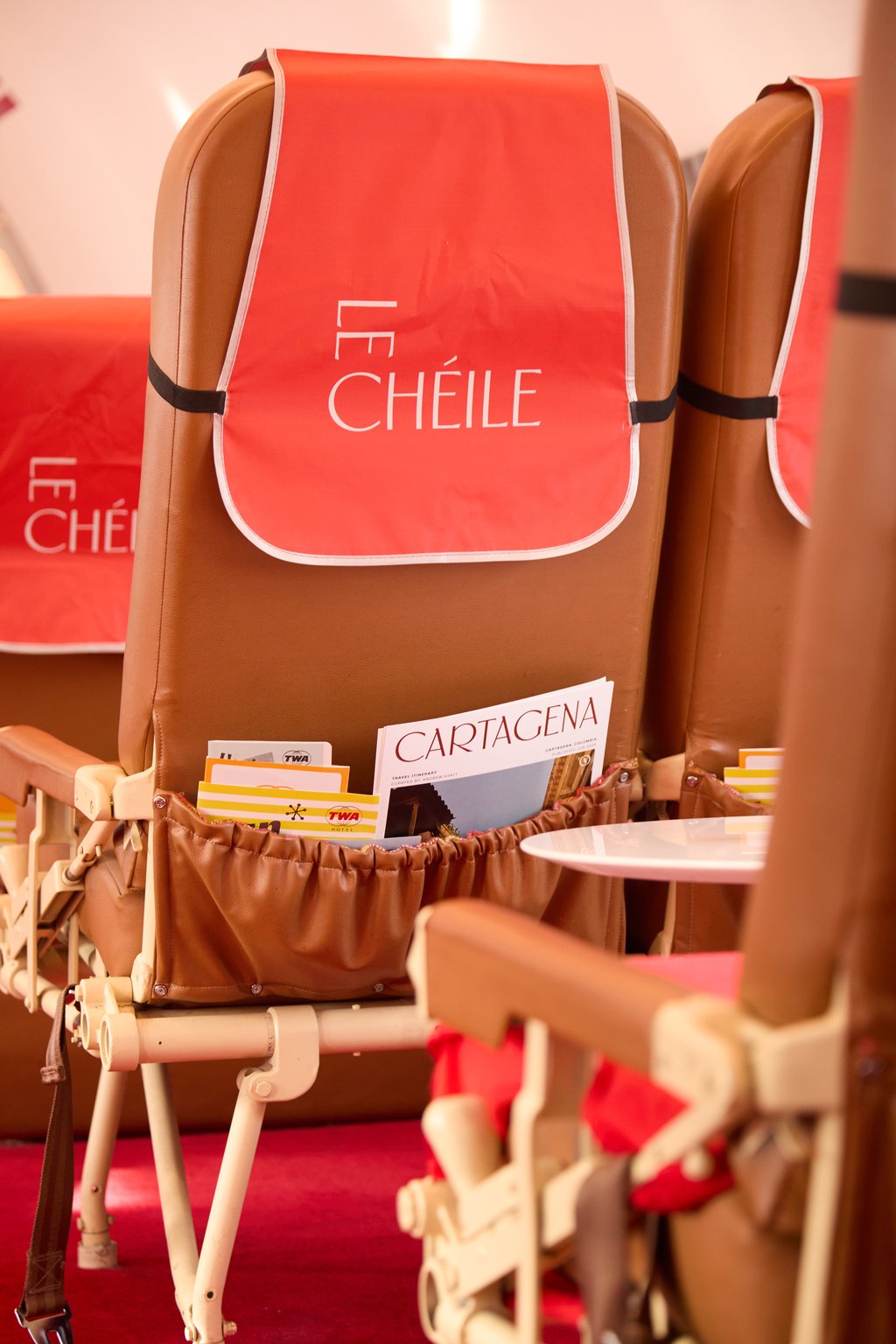 Lounge seating at Le Chéile club.