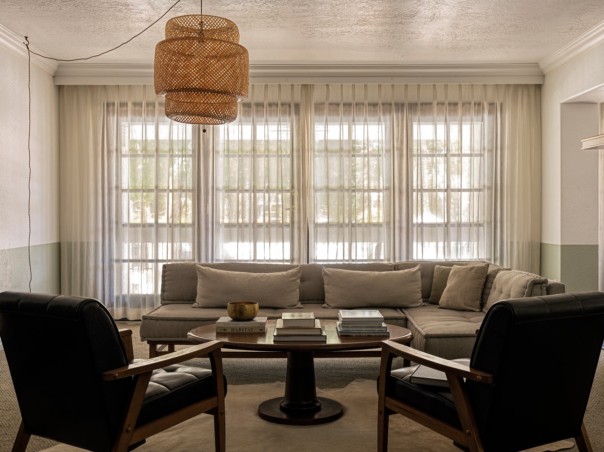 The Scott Resort & Spa entrance | The Scott Resort & Spa lobby | The Scott Resort & Spa lounge seating | The Scott Resort & Spa bar seating | The Scott Resort & Spa outdoor pool | The Scott Resort & Spa bedroom suite | This Design-Forward Boutique Hotel Is Old Town Scottsdale’s Chicest Stay