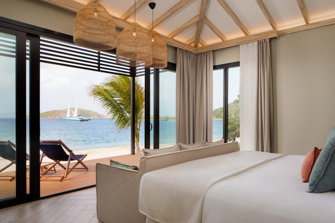 The interiors at Peter Island Resort