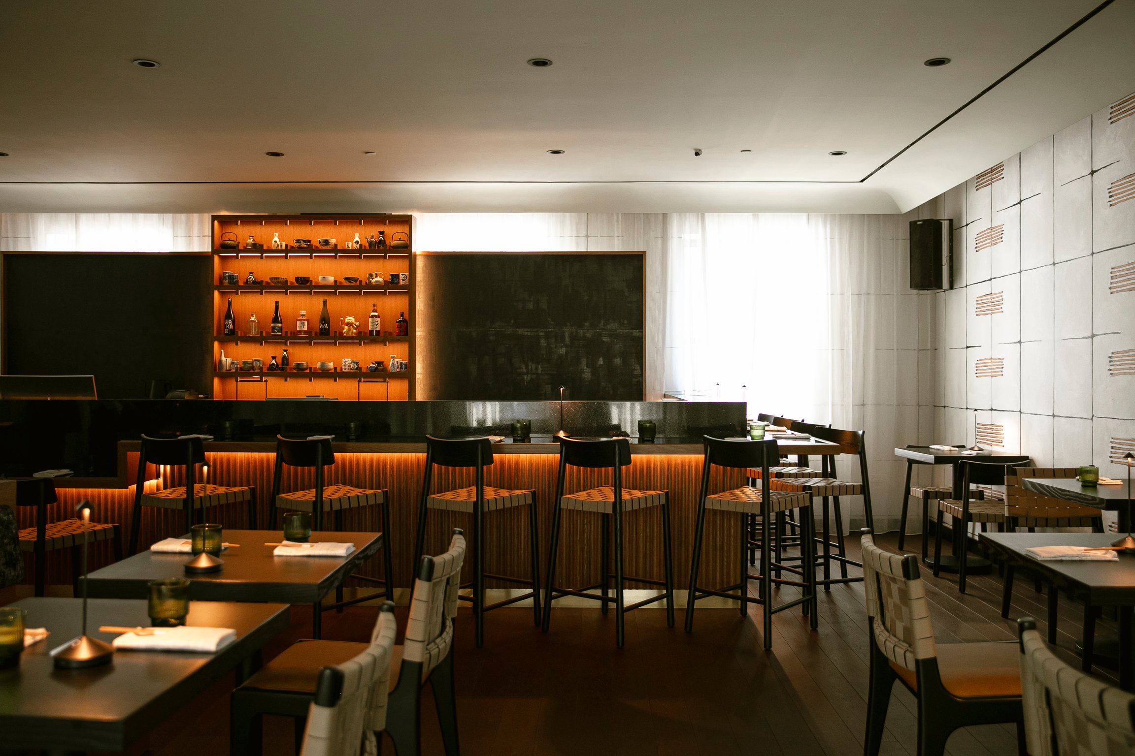 Interior view of Akoya