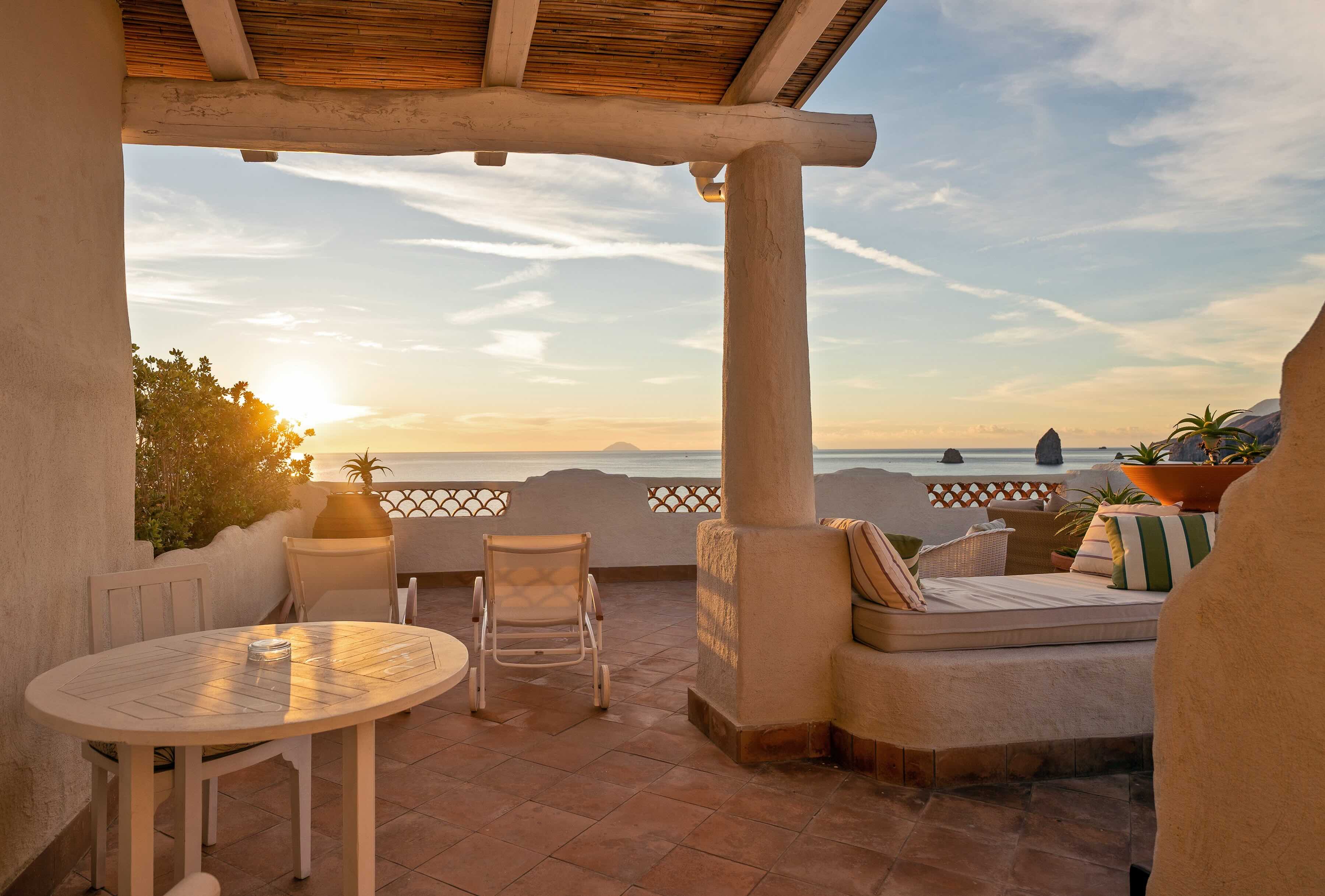 Therasia Resort – Stay at This Luxury Resort With Two Michelin-Starred Restaurants and Sweeping Views on the Aeolian Island of Vulcano
