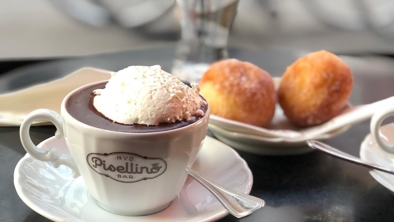 Where to Celebrate National Hot Chocolate Day in New York City | GLACE-by-Noglu | Bad-Habit-Credit_-Heather-Willensky | Brooklyn-Farmacy-Soda-Fountain | Angelina Hot Chocolate | Via-Porta hot chocolate | Rigor-Hill-Market-Credit_-Rachel-Brotman | LYSEE hot chocolate NYC | Bar-Pisellino-Credit_-Emily-Chen | Frenchette-Bakery