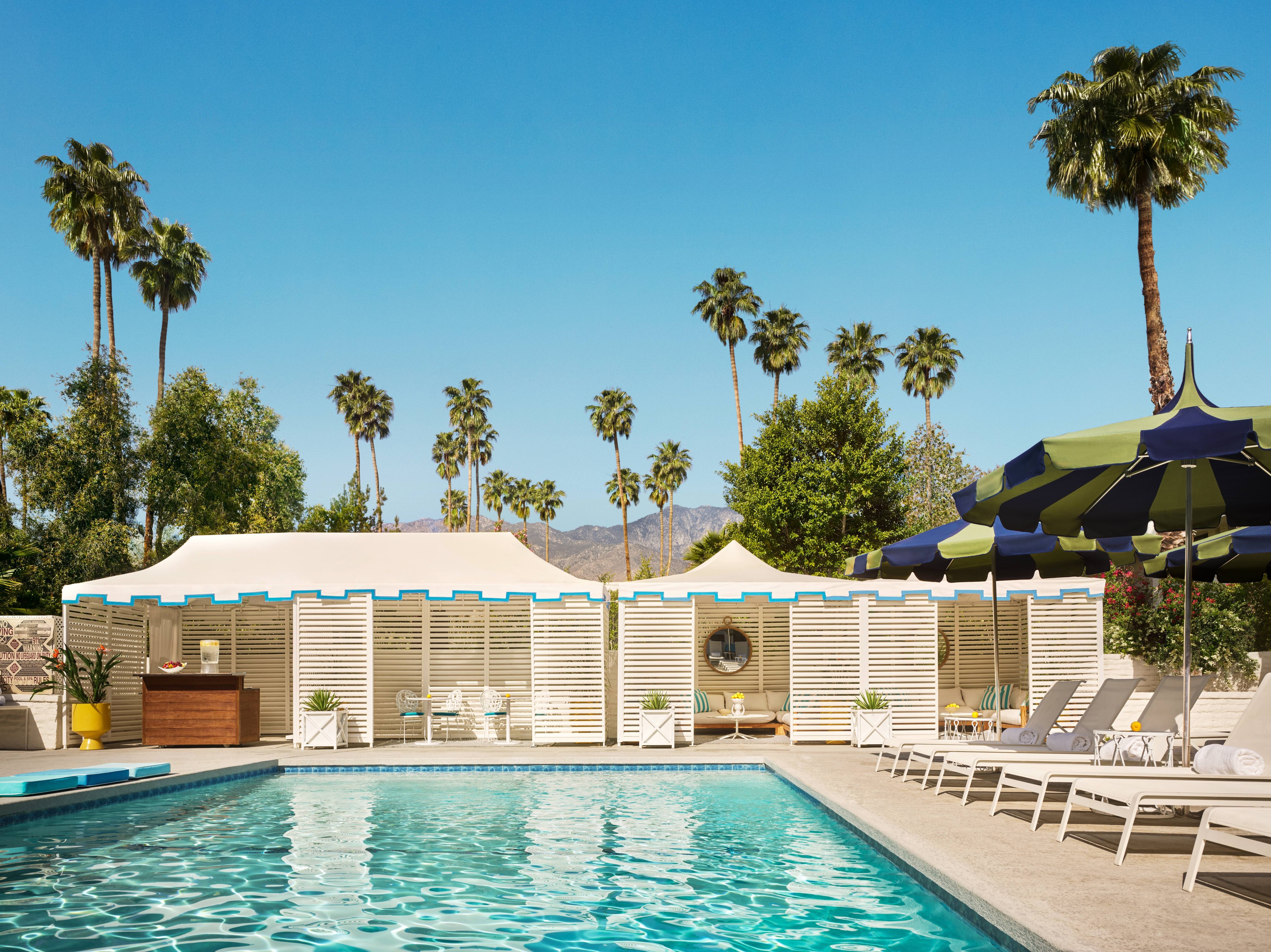 Pool and lounge at Parker Palm Springs