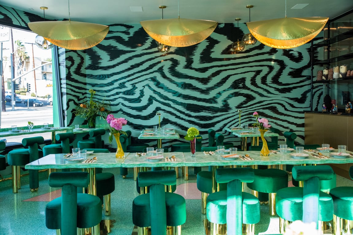 Chifa Los Angeles | Grandmaster Recorders Los Angeles | Ka'teen Los Angeles (Credit: Andrea D'Agosto) | Soko Sushi Los Angeles | Ye Coach & Horses Los Angeles (Credit: Lucky Tennyson) | Manzke (Credit: Kristin Teig) | Mother Wolf Los Angeles Dining Room | Budonoki Los Angeles Dining Room | Amour Los Angeles Dining Room | Ristorante Per L'Ora