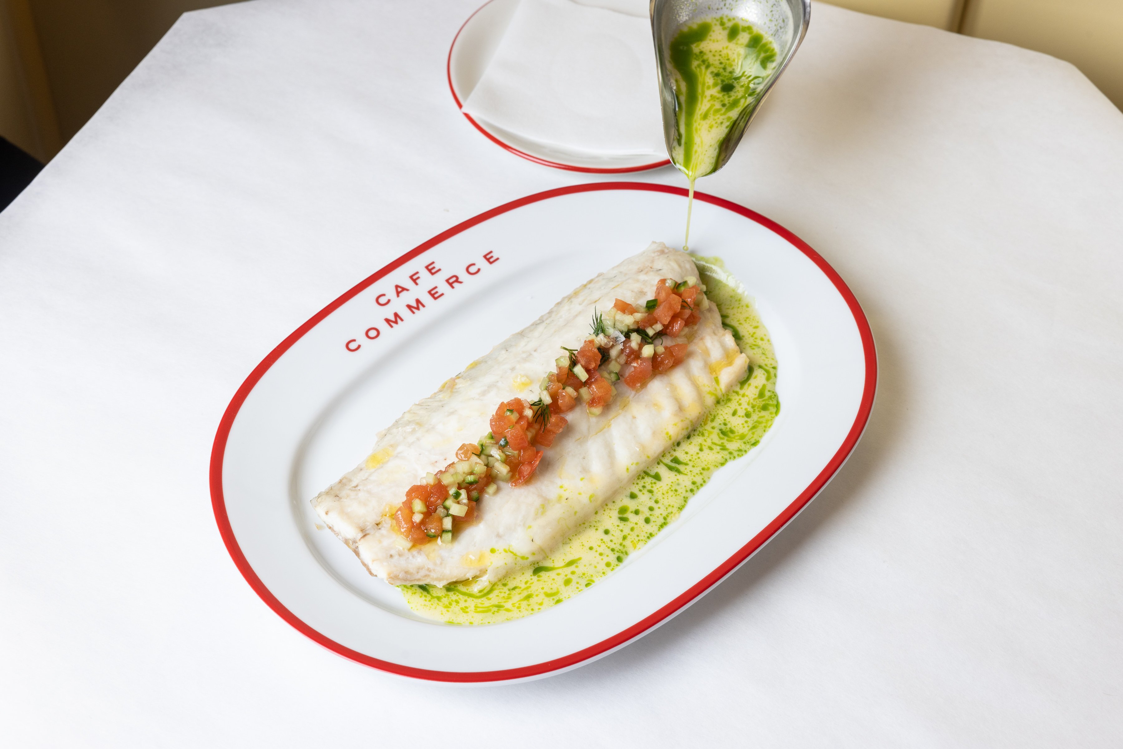 Cafe Commerce Sea Bass