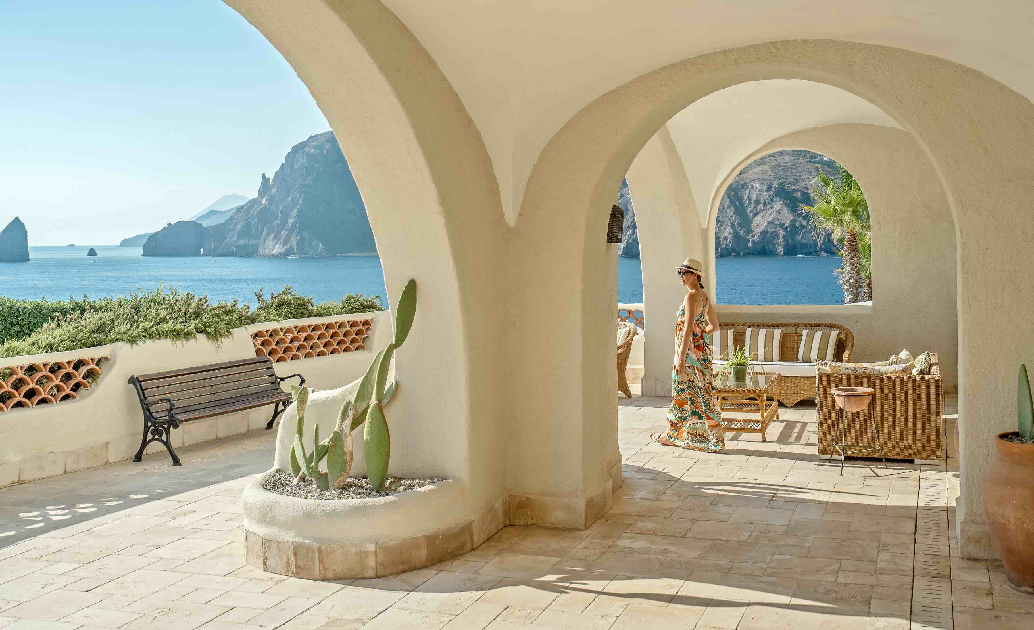 Therasia Resort – Stay at This Luxury Resort With Two Michelin-Starred Restaurants and Sweeping Views on the Aeolian Island of Vulcano