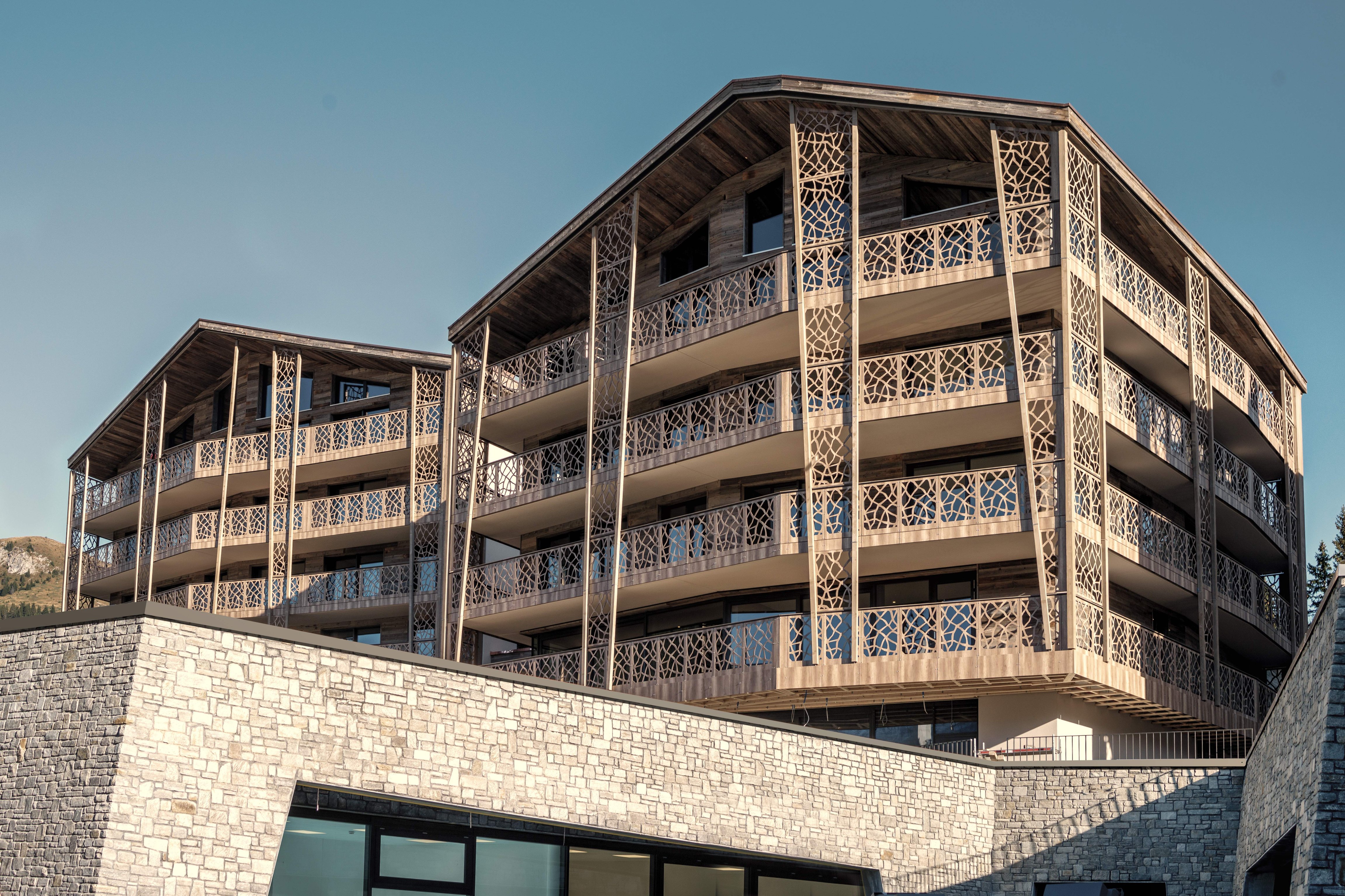 This Swiss Alps Hotel Puts Sustainability, Activities, and Wellness Front and Center