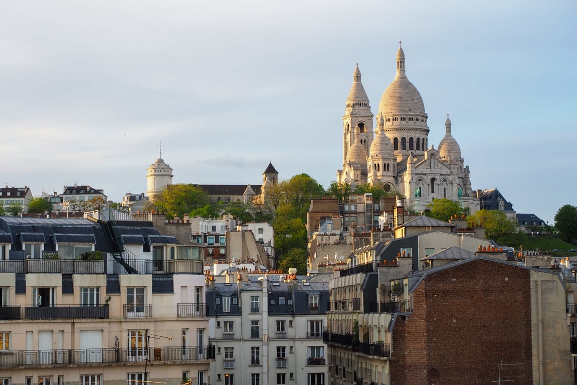The Definitive Guide to Montmartre & Pigalle | Le-Pigalle-Hotel-Credit_-Benoit-Linero | La Fantaisie - Credit: Jérome Galland | a.lea restaurant seating | Sister-Midnight | KB-Coffee-Roasters | Hotel-Particulier-Montmartre | Mamiche bread store | Maggie rooftop | Sacré Cœur