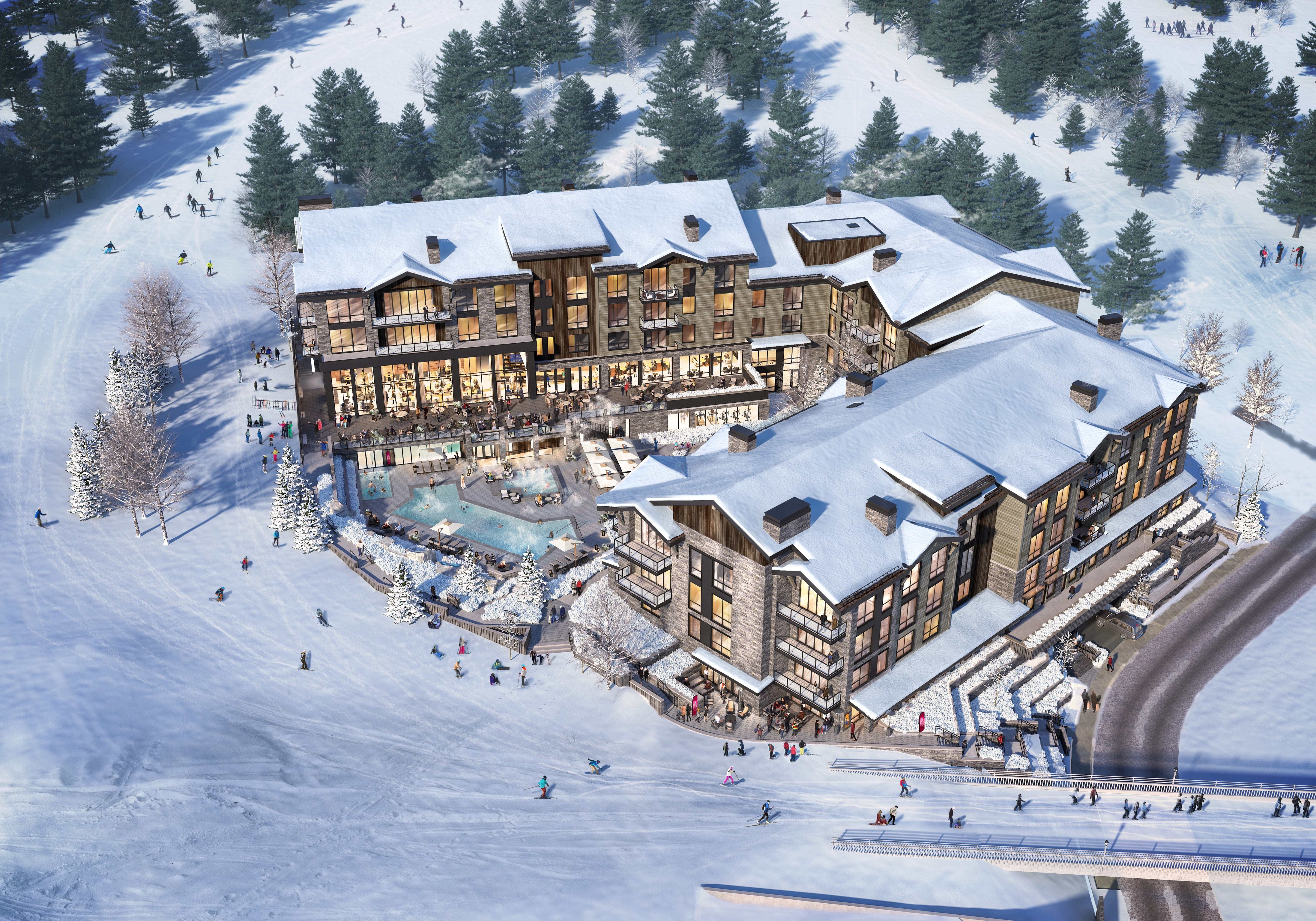 Aerial View of The Hoback Cub