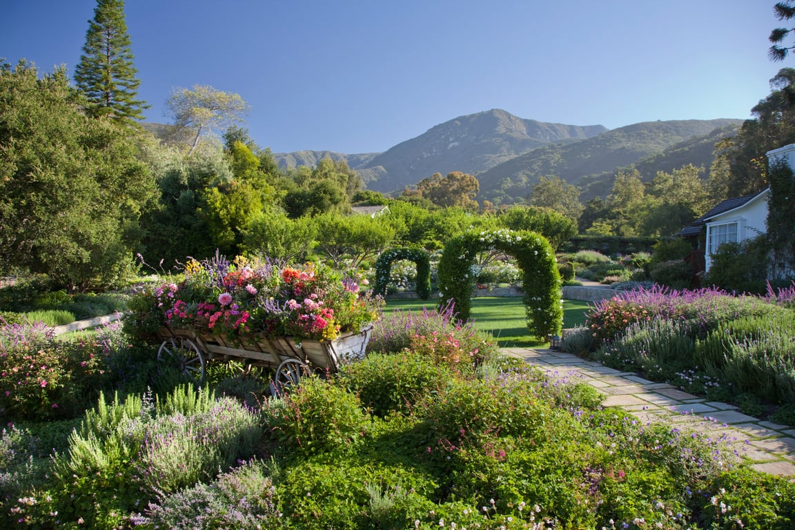 Your Guide to the Best Boutique Hotels for Picture-Perfect Weddings in the United States | Auberge du Soleil | San Ysidro Ranch | The Reform Club | The Ranch at Rock Creek | Barnsley Resort | The Chanler at Cliff Walk | The Stephanie Inn | The Brazilian Court