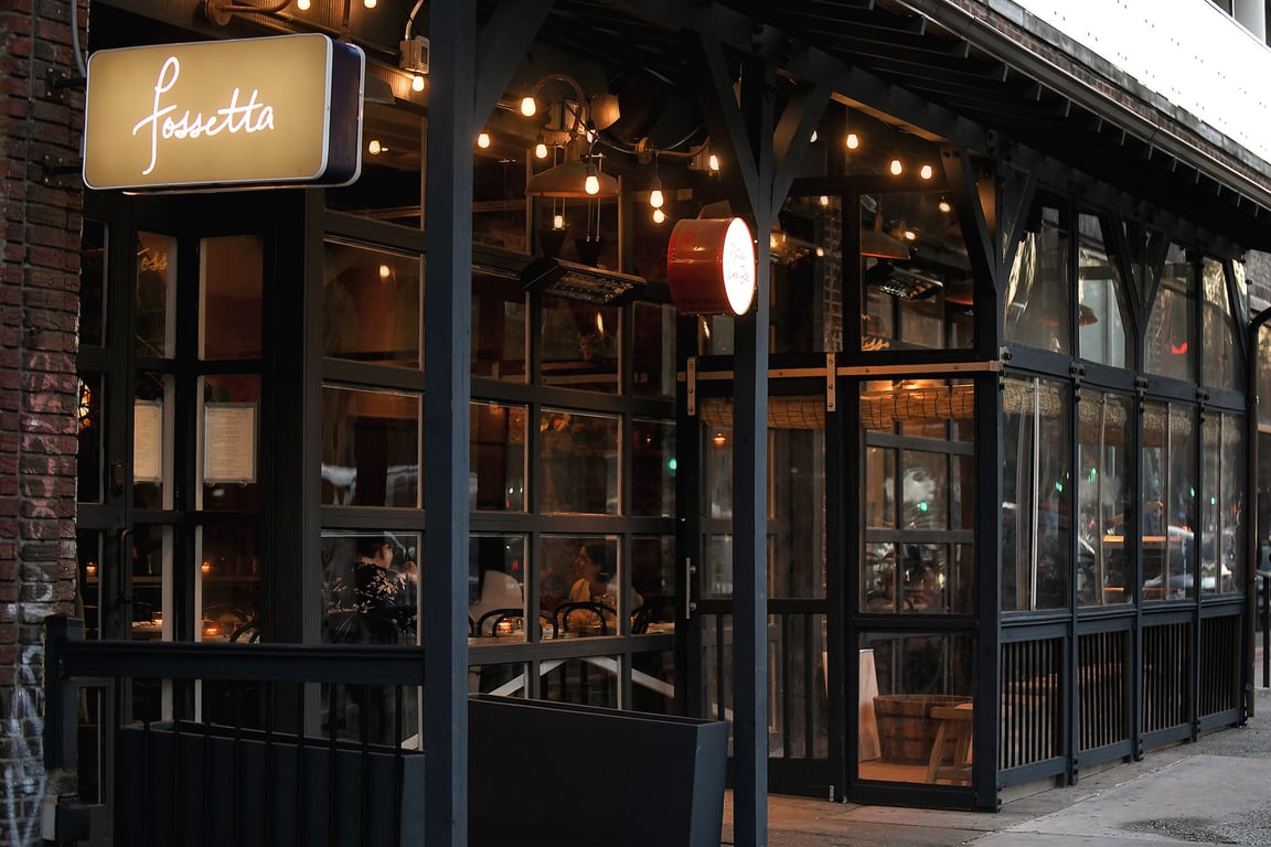 This New Restaurant in NYC’s Lower East Side Has a Dedicated Focaccia Program and Italian(ish) Pastas | Fried-Pig-Ear-_-Credit_-Ran-Biran.jpg | Focaccia-_-Credit_-Ran-Biran | Beans-and-Mollusks-_-Credit-Ran-Biran | Fossetta NYC Interior-_-Credit_-Ran-Biran-1