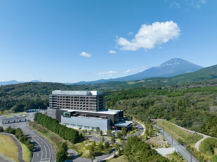 Hotel Review: Fuji Speedway Hotel (Oyama) | Fuji Speedway Hotel exterior | Fuji Speedway Hotel restaurant | Fuji Speedway Hotel Motorsport Museum | Fuji Speedway Hotel pool | Fuji Speedway Hotel spa | Fuji Speedway Hotel bedroom