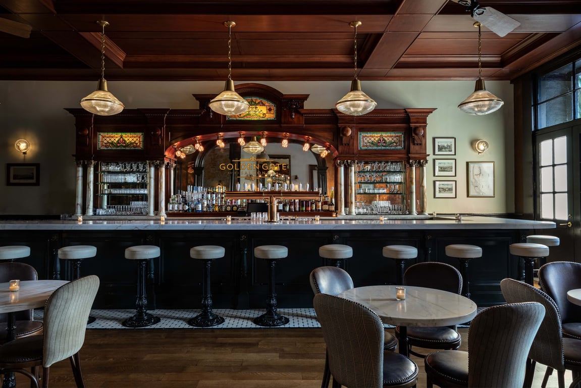Hotel Review: Holbrooke Hotel (Grass Valley) | Holbrooke Hotel balconies | Holbrooke Hotel piano | Holbrooke Hotel bedroom | Holbrooke Hotel exterior | Holbrooke Hotel restaurant seating | Holbrooke Hotel restaurant