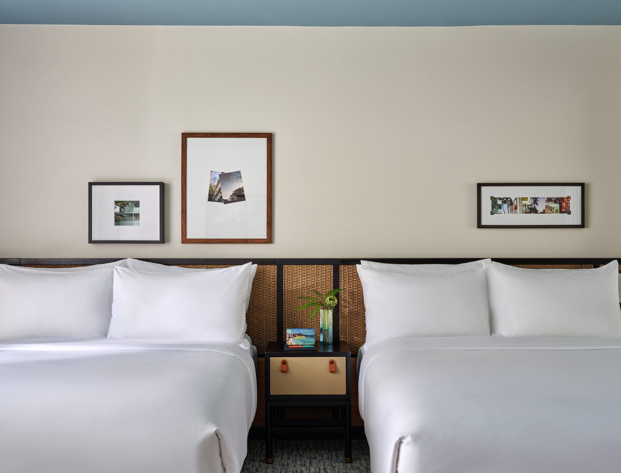 This Stylish Honolulu Hotel Is an Adults-Only Haven in Waikiki | Romer House Waikiki lobby | Romer House Waikiki lanai | Romer House Waikiki aloha restaurant | Romer House Waikiki aloha restaurant seating | Romer House Waikiki private pool | Romer House Waikiki outdoor pool | Romer House Waikiki living room | Romer House Waikiki suite interior