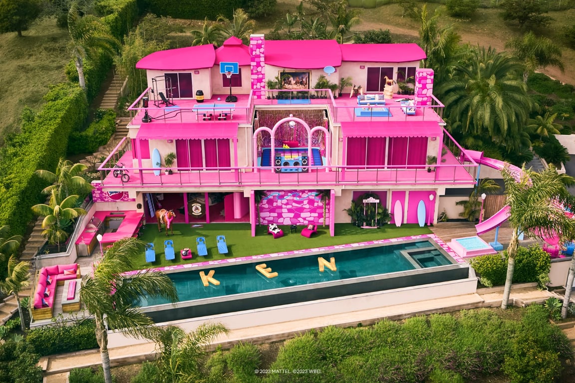 Spend the Night at Barbie’s Malibu Dreamhouse on Airbnb | Barbie’s Malibu Dreamhouse bedroom suite | Barbie’s Malibu Dreamhouse saloon doors | Barbie’s Malibu Dreamhouse closet | Barbie’s Malibu Dreamhouse room horse | Barbie’s Malibu Dreamhouse dancefloor