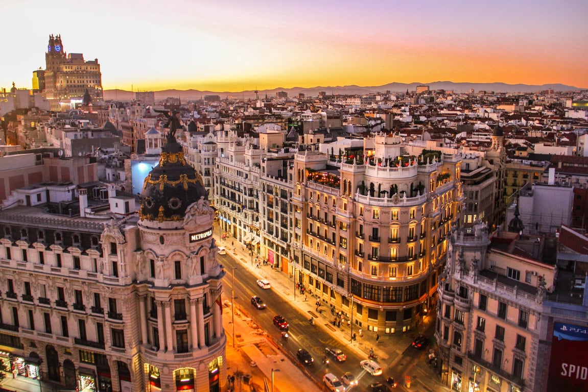 Madrid | Madrid Destination Guide | Thompson Madrid | Hotel-Santo-Mauro | Sala-de-Despiece | Lhardy Restaurant | Casa-Felisa-Madrid | Gota-Wine-Bar | Bodega-de-la-Ardosa | Chueca | Plaza de Mayor | El Retiro Park | Templo-de-Debod | Prado-Museum | Thyssen-Boremisza-Museum