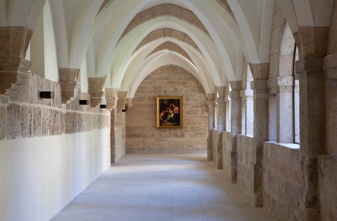 Le Monastère des Augustines courtyard | Hotel-El-Convento exterior | Convento-do-Espinheiro exterior | Abadia-Retuerta-LeDomaine suite | At-the-Chapel bedroom | Hotel-Peter-Paul | Augustine-a-Luxury-Collection-Hotel suite | These Boutique Hotels Used to Be Churches, Temples, and More | These Boutique Hotels Used to Be Churches, Temples, and More thumbnail | These Boutique Hotels Used to Be Churches, Temples, and More thumbnail | These Boutique Hotels Used to Be Churches, Temples, and More thumbnail | Fontevraud L'Hôtel lobby | Cirqa (Arequipa, Peru) bedroom