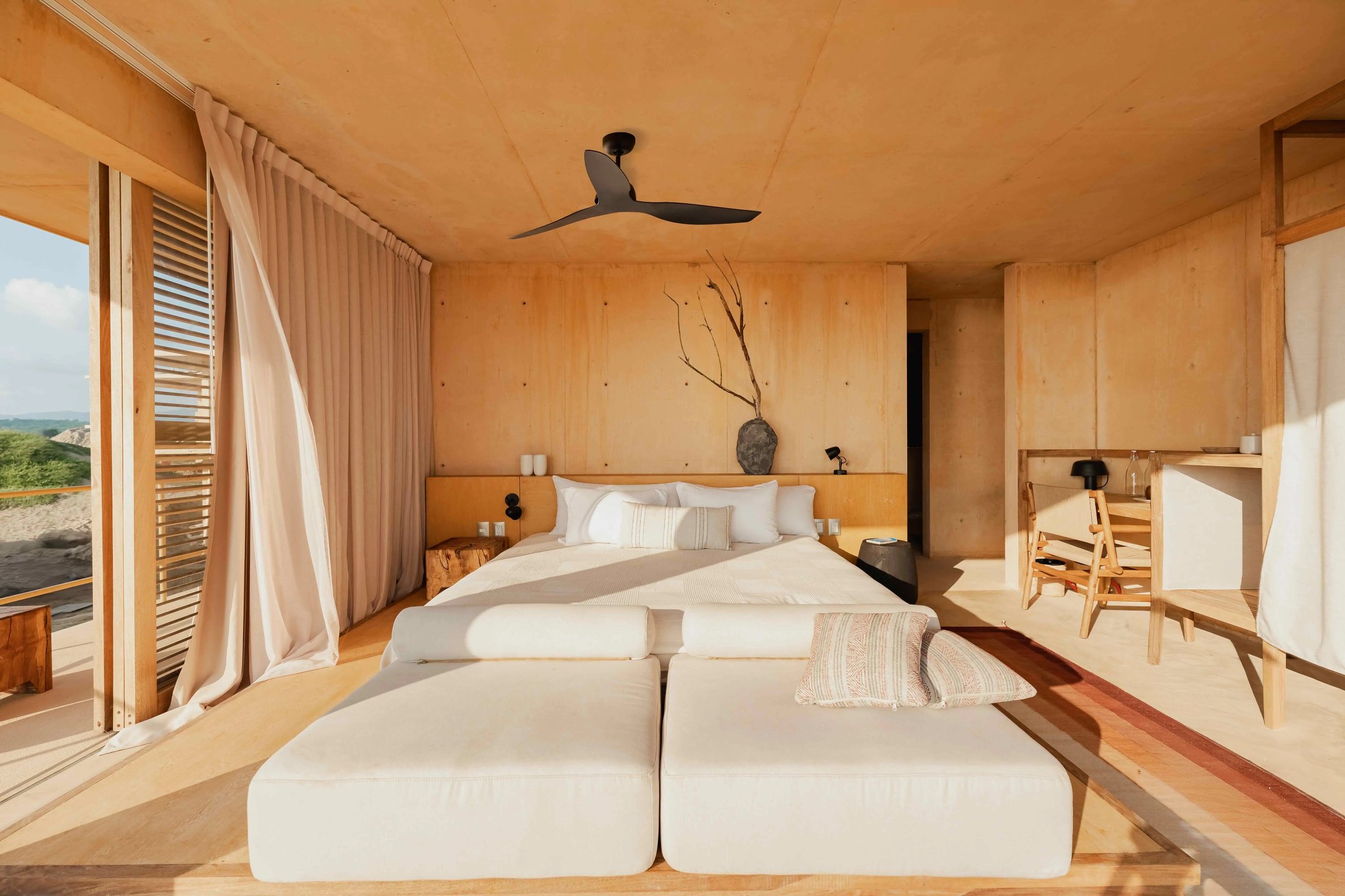 Guest room at Kymaia Hotel