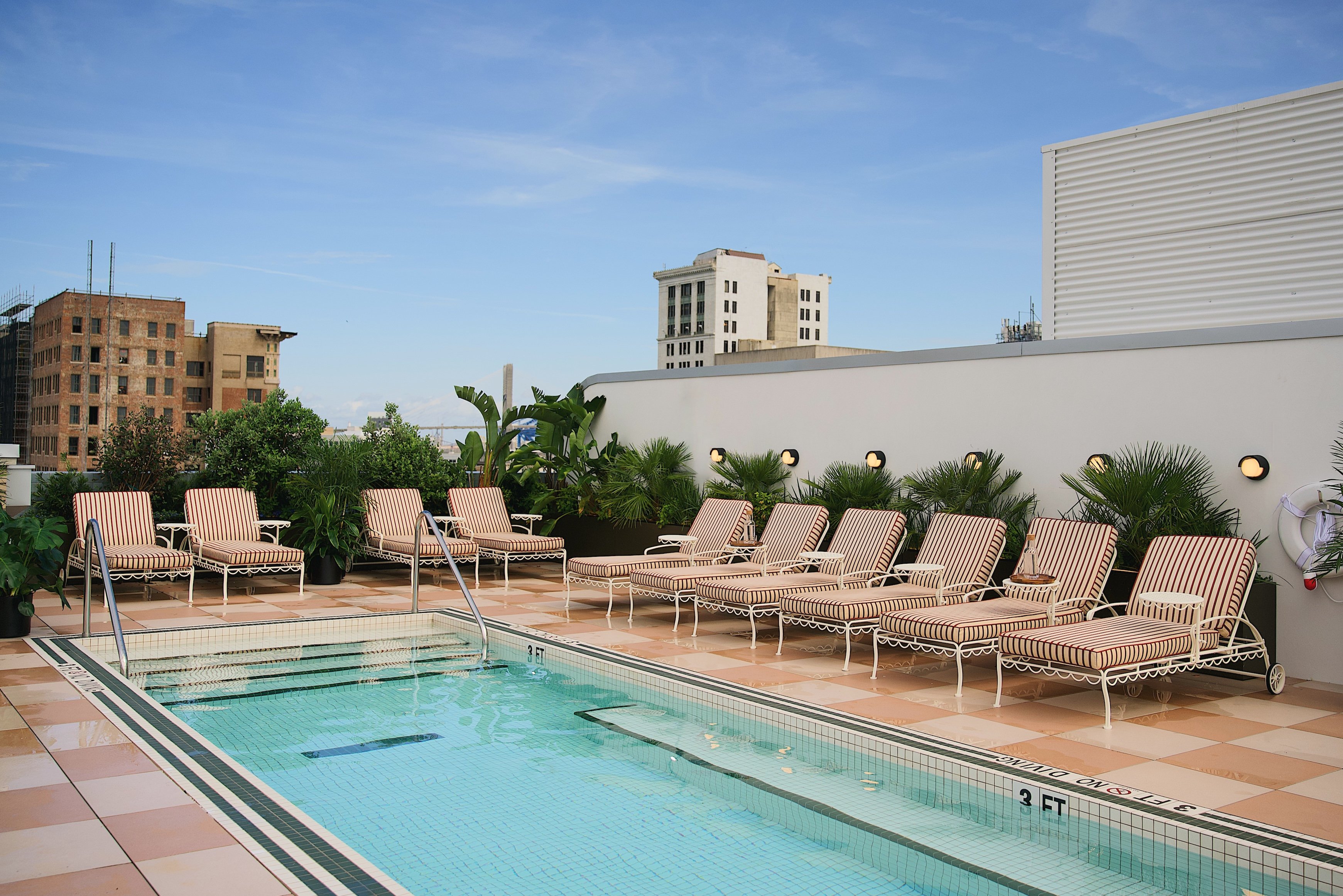 Rooftop pool at Municipal Grand