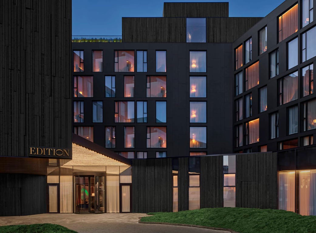 This Sleek Hotel in Iceland Is The Perfect City Spot | The-Reykjavik-EDITION_THE-ROOF | The-Reykjavik-EDITION-_Deluxe-King-Harbor-view | The-Roof-at-The-Reykjavik-EDITION | Th Reykjavik EDITION The Penthouse