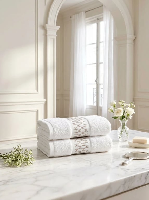 Premium Embroidered luxury Hand Towel
