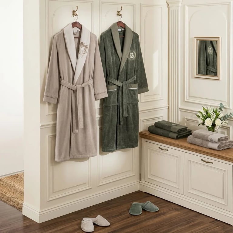 Luxury Couple Bathrobe Set