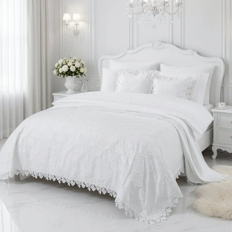 Duvet Cover-Piqué Set