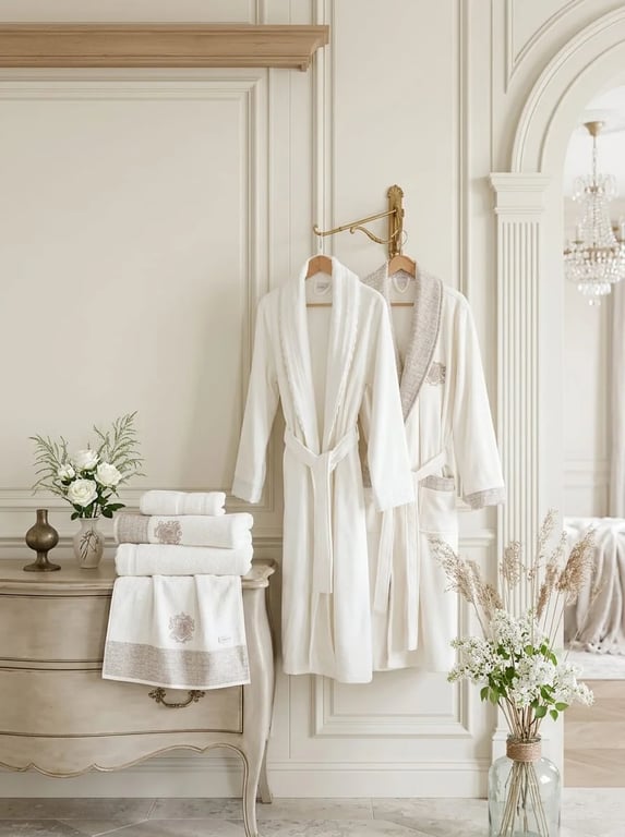 Luxury Couple Bathrobe Set