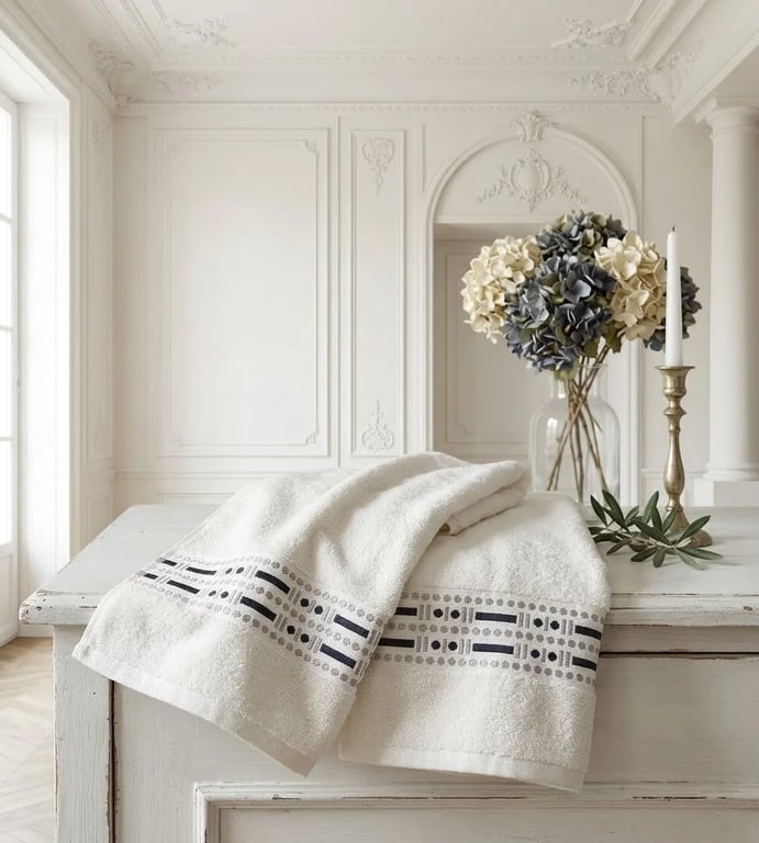 Embroidered Hand Towel Set