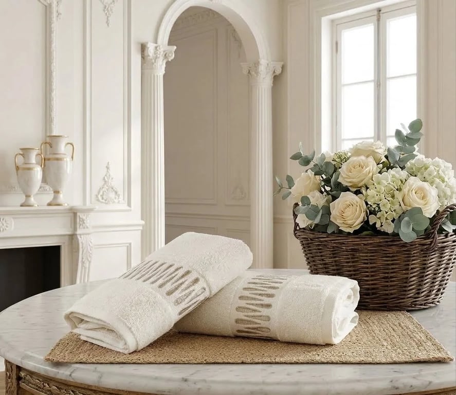 Embroidered Hand Towel Set