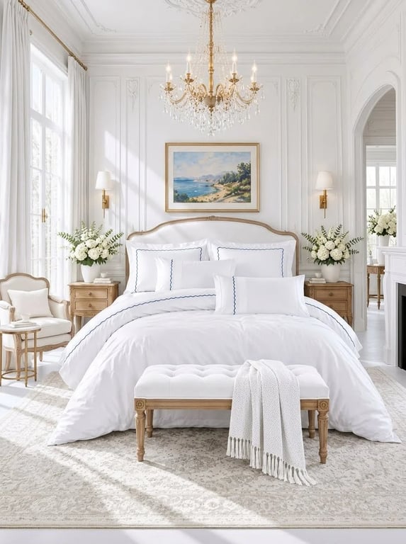 Embroidered Duvet  set