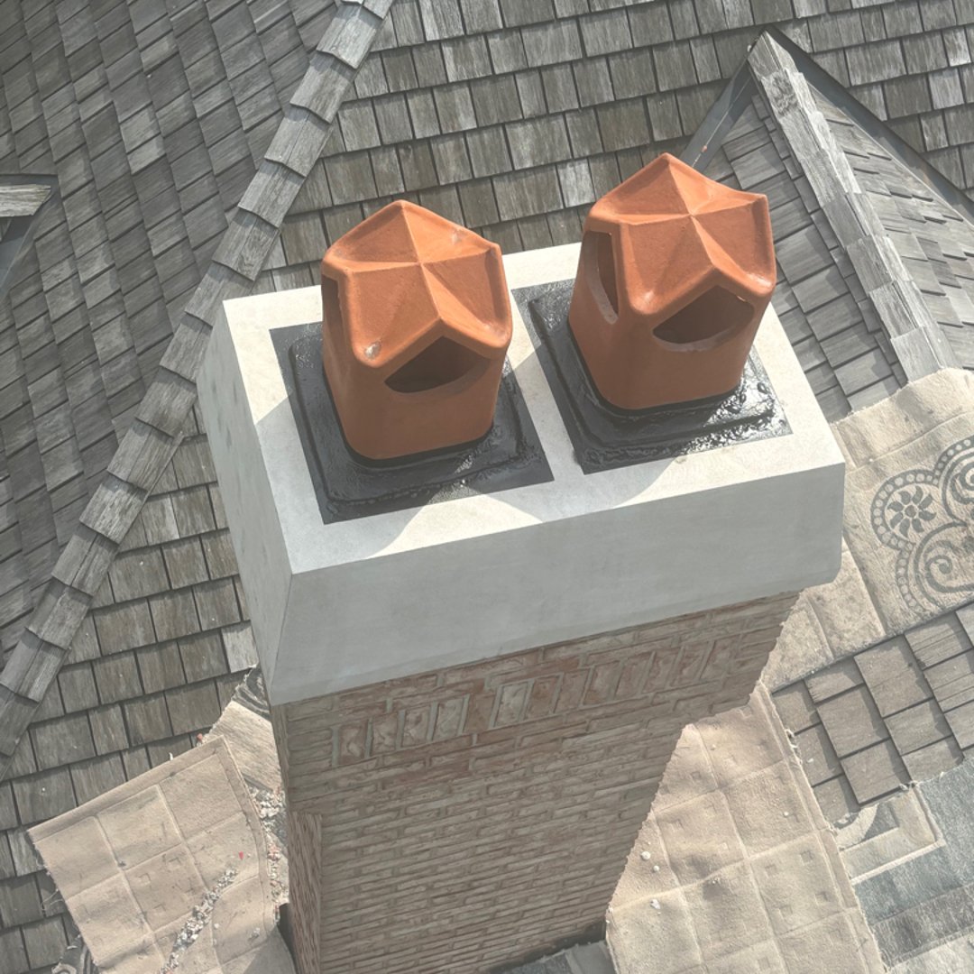 Restored brick and fresh mortar after professional masonry repair - seamless integration