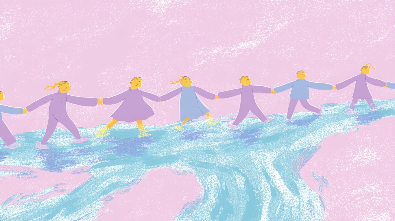 An abstract image representing multi-agent coordination