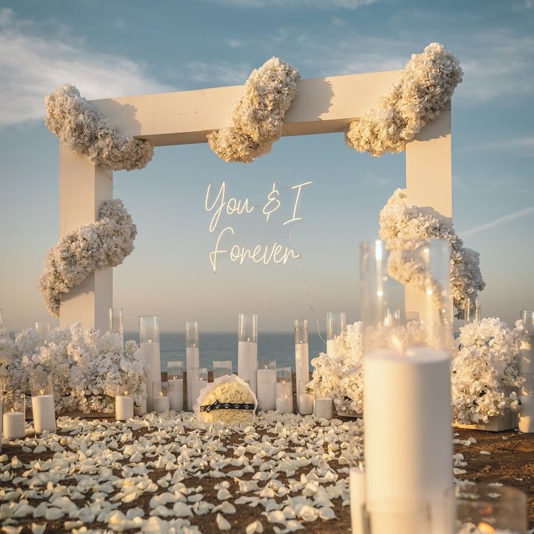 Proposal Planner Los Angeles | Luxury Proposal Setups