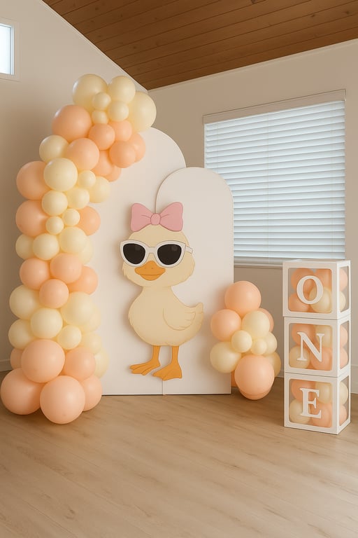 Duck Themed Birthday Celebration Decor