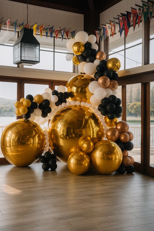 Nautical Elegance With Balloon Display