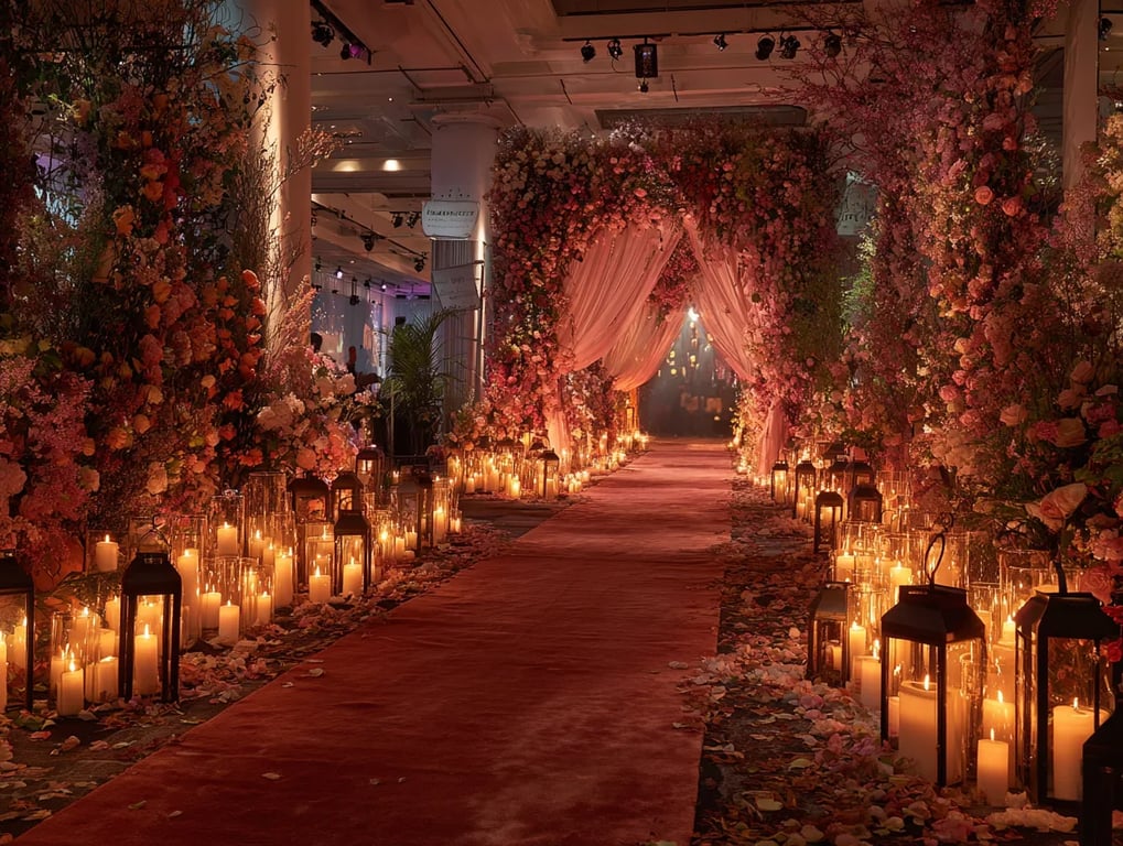 VIP red carpet experience for corporate event