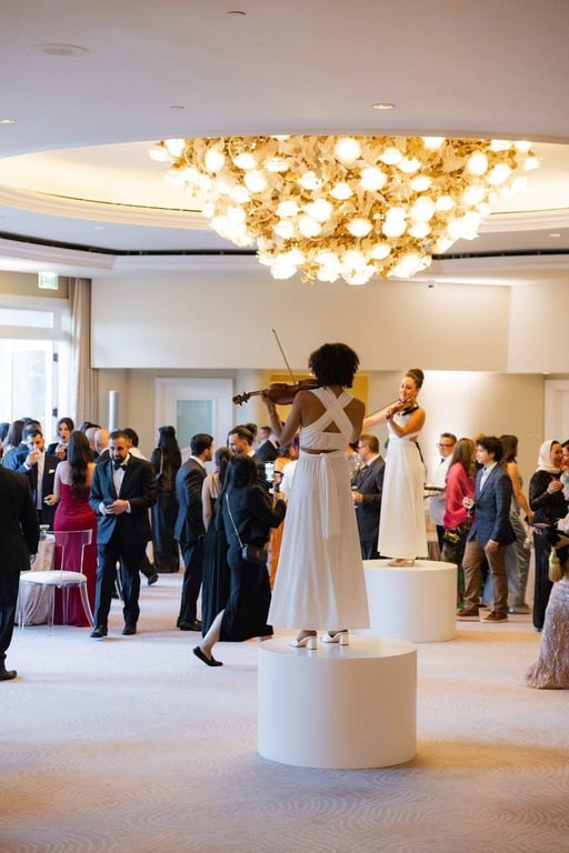 Luxury engagement party setup in Los Angeles