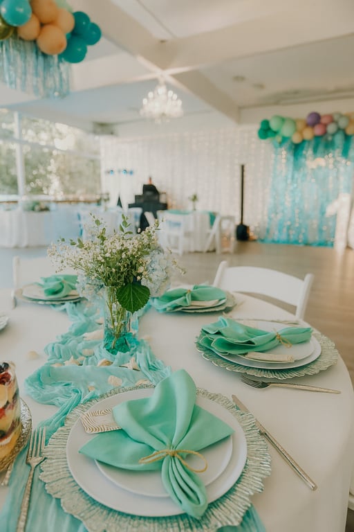 Sweet 16 Celebration In Turquoise Elegance