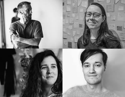 Composite image of four residential fellows.