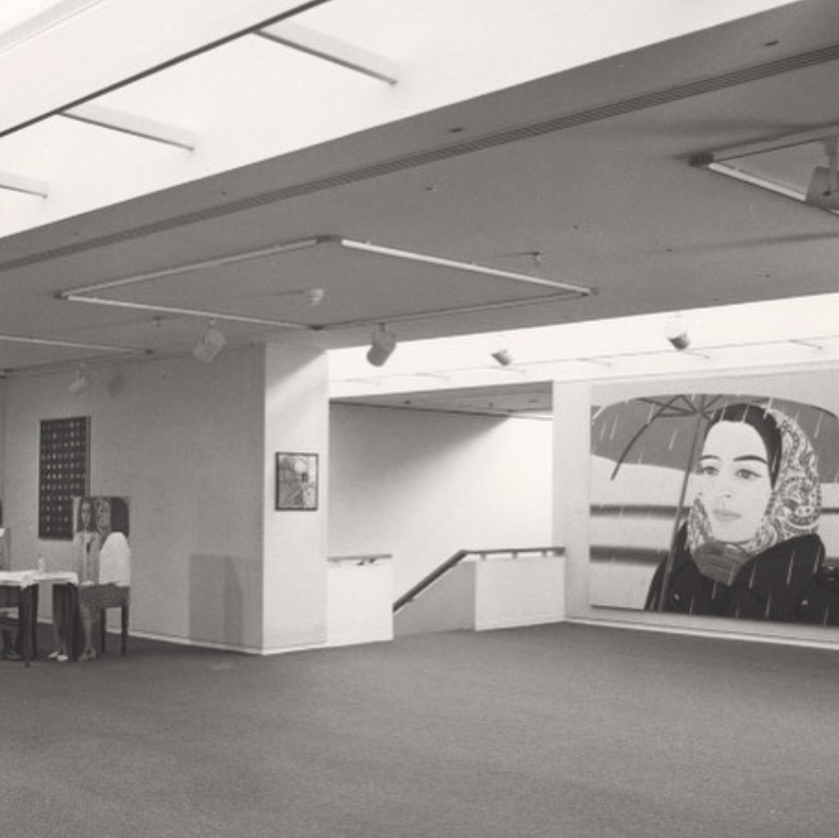 Archival image of Colby Museum's Upper Jetté gallery