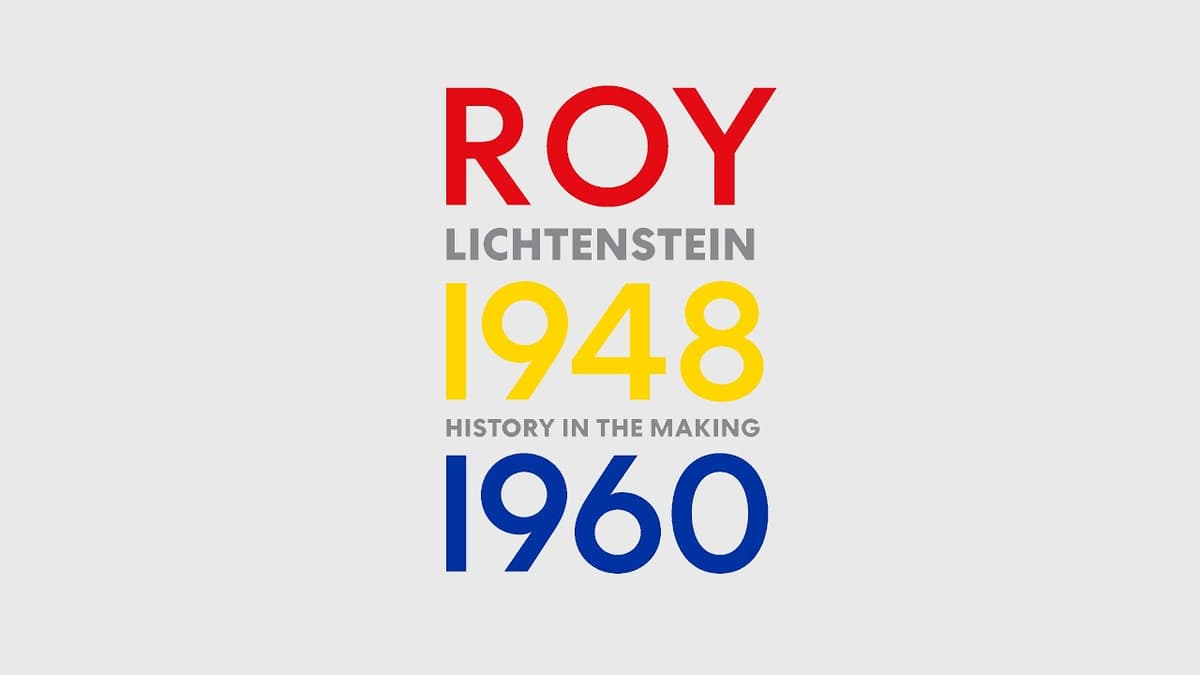 Book cover for Roy Lichtenstein: History in the Making, 1948–1960