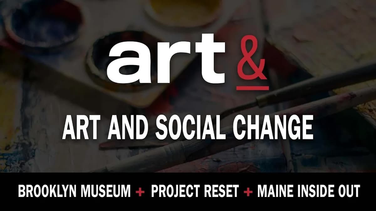 Cover image reading "art &"