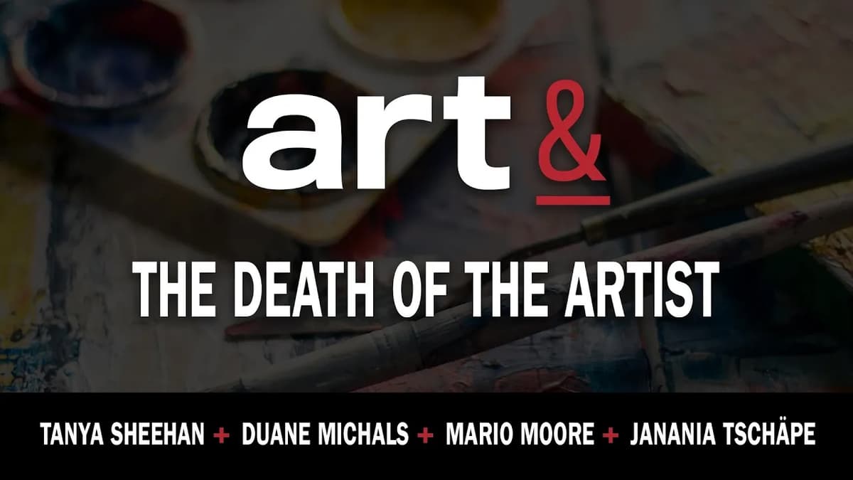 Cover image reading "art &"