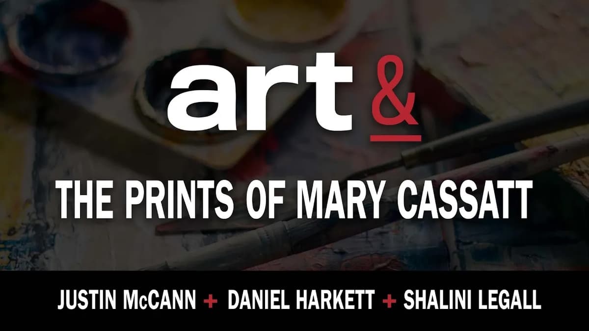 Cover image reading "art &"